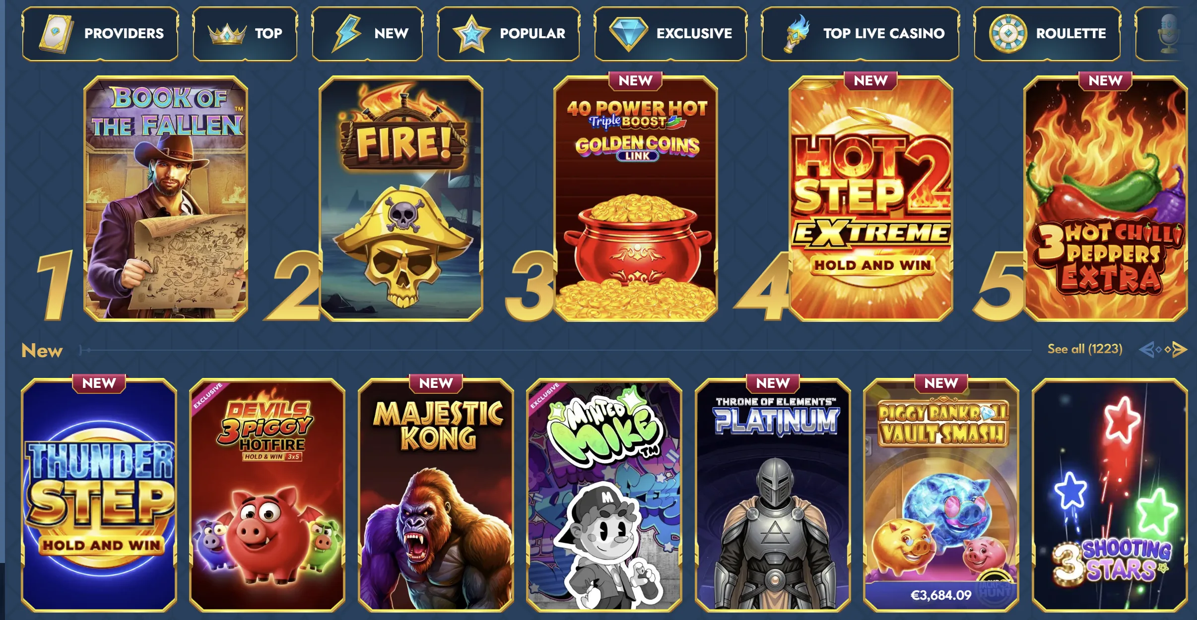 Casea Casino Spiele